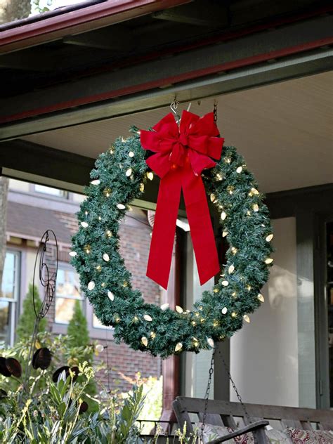 large lighted outdoor wreath|large outdoor christmas wreath with lights.